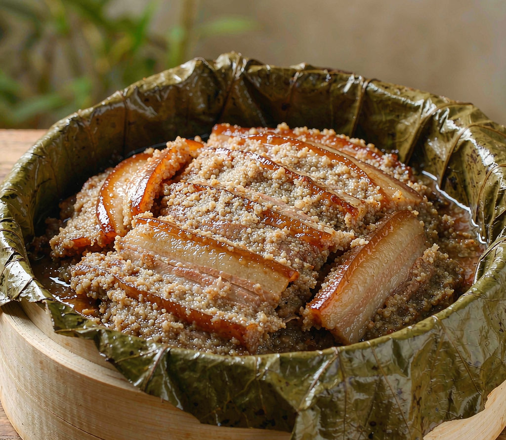 荷叶粉蒸肉